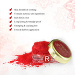 100% Natural Dust Sindoor Red with Herbs Extracts & Floral Pigments Kumkum, No side Effects & No Hair Fall