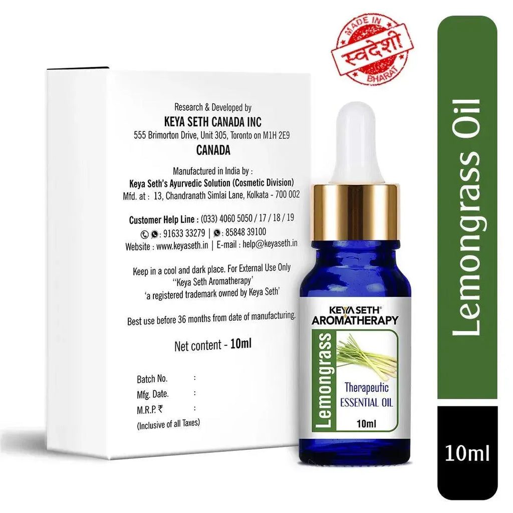 Lemongrass Essential Oil Natural Therapeutic Grade 10ml