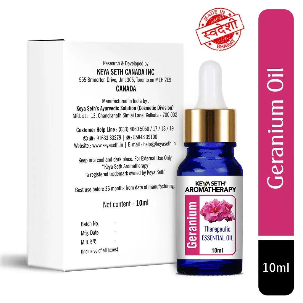 Geranium Essential Oil Natural Therapeutic Grade 10ml