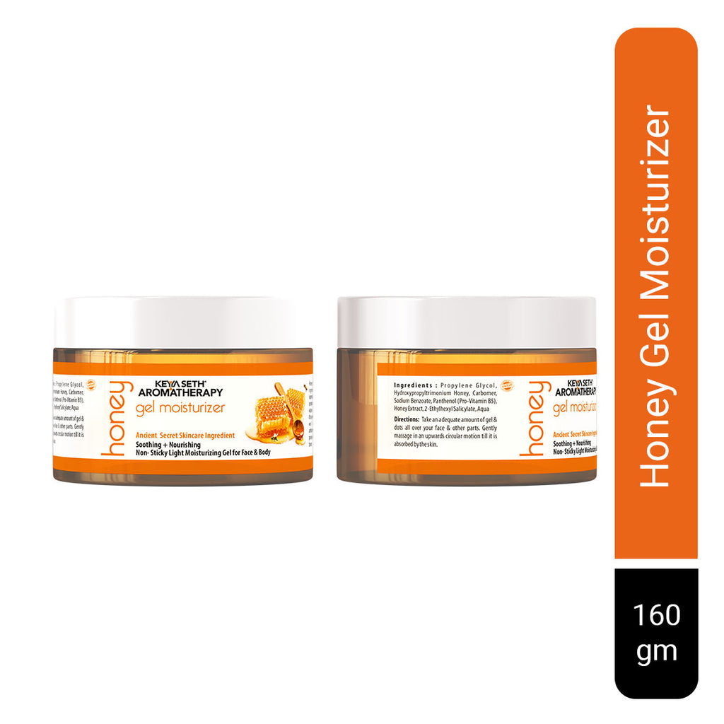 Honey Gel, Light Moisturizer with Pro Vitamin B5, Pure Honey & Honey Conditioner, Deep Conditioning, Dry & Sensitive Skin, Lotion & Moisturizer, Keya Seth Aromatherapy