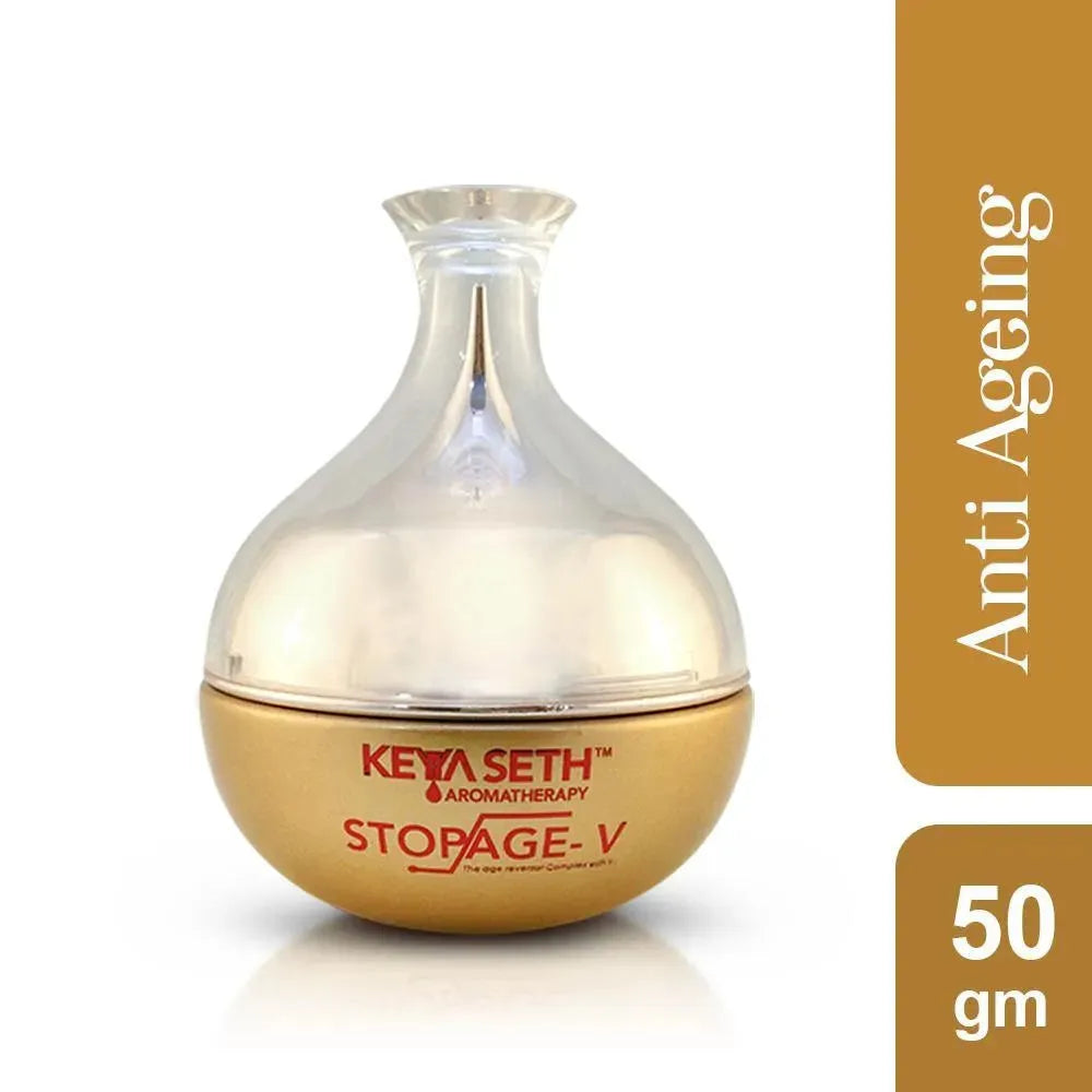 Stopage V – Anti Ageing Treatment- Vitamins B2, B3(Niacinamide), B5, C, E, Hyaluronic Acid, Alpha Arbutin, Anti Ageing Night Cream For Men & Women