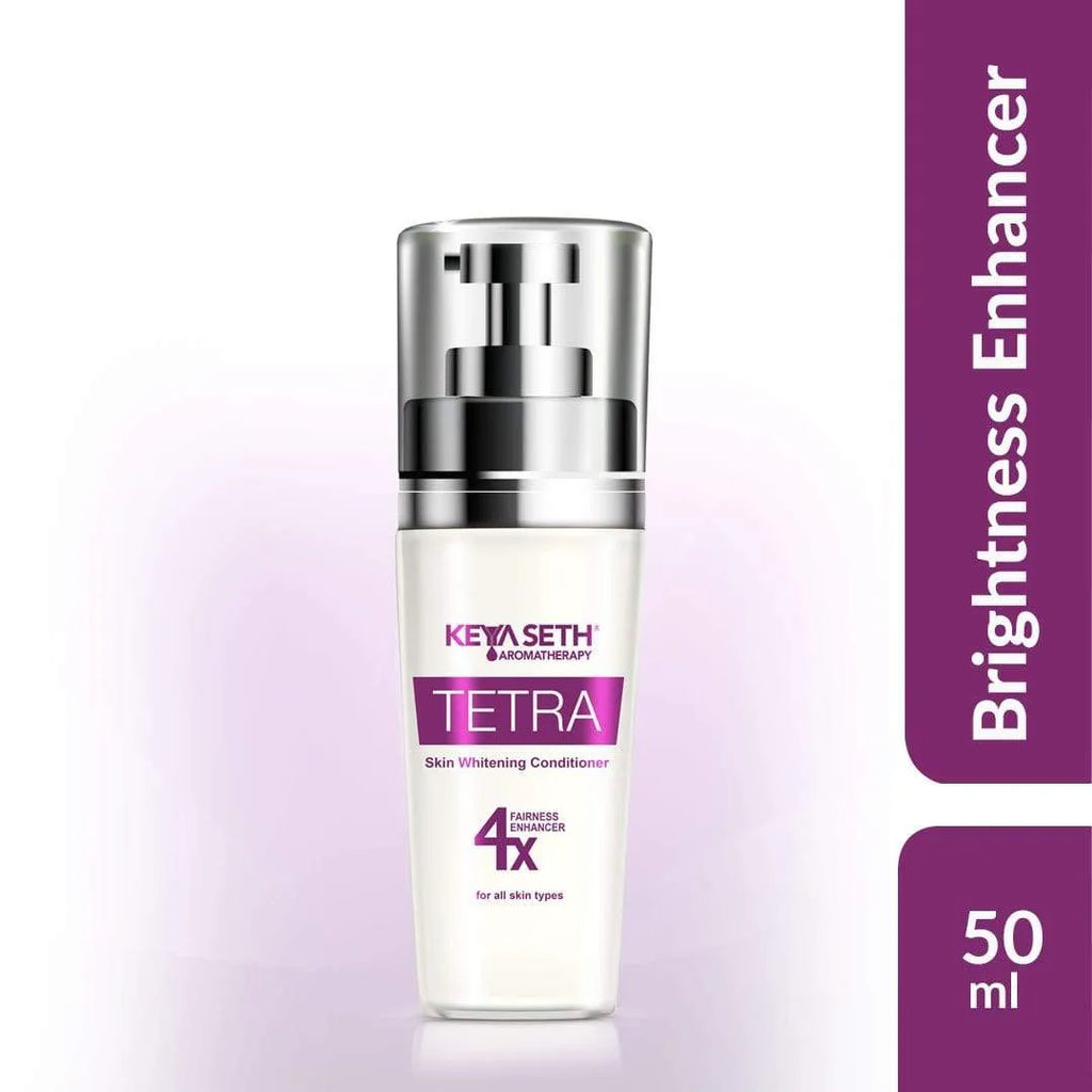 Tetra Skin Whitening Conditioner- Brightness Glowing Moisturizes Heal Dry Damaged Skin Remove Suntan & Blemishes with Pure Herbs