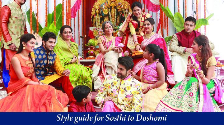 Clothing & Accessories to dazzle in puja – your style guide from Sosthi to Doshomi - Keya Seth Aromatherapy