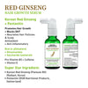 Korean Hair Growth Serum Treatment Kit – Mild Foaming Shampoo & Hair Serum with Red Ginseng, Caffeine, Pentavitin & Vitamin E for Hair Fall Control, DHT Block & Scalp Nourishment - Keya Seth Aromatherapy