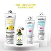 Vitamin C Lemon Facewash, Natural Glucoside Foaming, Antioxidants + AHA, Glowing Skin & Firmness, Acne Marks, Sodium Ascorbyl Phosphate + Vitamin E - Keya Seth Aromatherapy