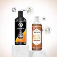 Hair Growth Oil Treatment Kit – Moisture Boost Shampoo & Alopex Long N Strong Hair Oil with Rosemary, Tea Tree, Honey & Provitamin B5 for Hydration, Strength & Hair Growth - Keya Seth Aromatherapy
