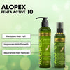 Alopex Penta Active New Hair Growth & Hair Fall Control Treatment Kit, Clinically Proven Results, DHT Blocker,Enriched with Korean Red Ginseng, Biotin & Vitamin E, For Men & Women - Keya Seth Aromatherapy