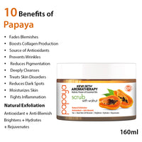 Papaya Skincare Routine for Aging Skin – Facewash, Cream & Body Moist, Scrub, SPF 60 to Cleanse, Exfoliate, Hydrate & Protect - Keya Seth Aromatherapy