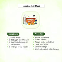 Tea Tree Essential Oil DIY Hair Growth Kit for Hair Growth, Reduces Dandruff, Soothes Scalp Itching, Deeply Moisturizes & Strengthens Roots - Keya Seth Aromatherapy