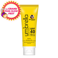 Umbrella Sunscreen Solution SPF 40, Broad Spectrum Protection, No White Cast, Lightweight Matte Finish with Avocado 100ml - Keya Seth Aromatherapy