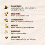 Lab Fresh Cocoa Body Butter with Almond & Coconut Oil for 24hrs Moisturization, Heals Softens Relieves Rough, Dry Skin for Men & Women All Skin Types