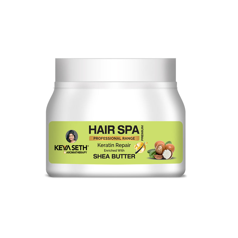 Hair Spa Premium Keratin Repair, Smoothing & Strengthening Hair Mask for Weak & Frizzy Hair Enriched with Aloe Vera, Gooseberry & Chamomile Oil