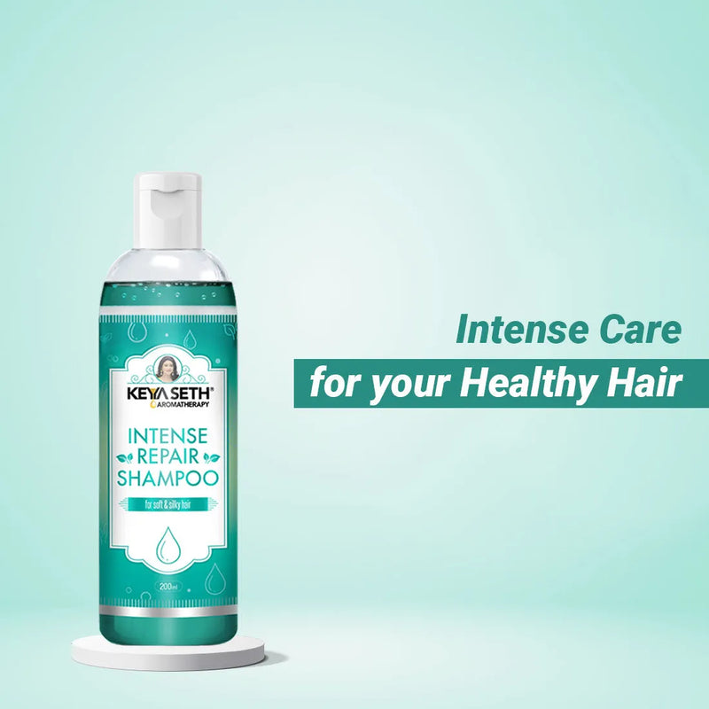 Intense Repair Shampoo for Dry Damaged Hair- Softens, Nourishes & Strengthens Hair with Pro -Vitamin B5 & Geranium Oil