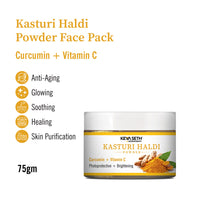 Navratna Ubtan Face Pack Powder Combo – With Sandalwood, Kasturi, Orange, Beetroot, Mulethi, Moringa, Kaolin, Neem, Multani; Fights Irritation, Reduces Acne, Calms Skin - Keya Seth Aromatherapy