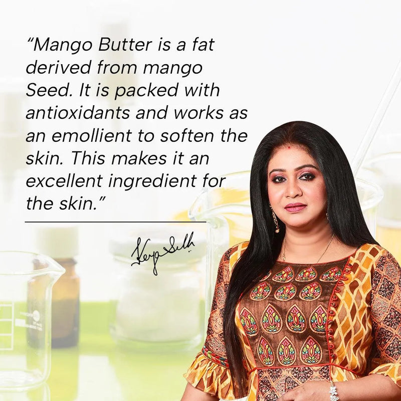 Lab Fresh Mango Body Butter Enriched with Rose & Geranium Oil for Long Last Moisturization & Nourishment for Men & Women All Skin Types