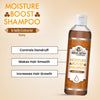 Moisture Boost Shampoo for Dry Dull Frizzy Hair- Makes Hair Shine, Soft, Smooth & Silky with Honey, Milk Protein, Pro -Vitamin B5 for Men & Women - Keya Seth Aromatherapy