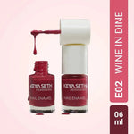 Wine N Dine + Workaholic Long Wear Nail Enamel Enriched with Vitamin E & Argan Oil, Nail Polish, Nail Care, Keya Seth Aromatherapy