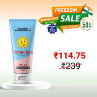 Schoolers Sunscreen SPF 30 PA++ for Kids Mineral Based Lotion -Paraben & Sulfate Free - Keya Seth Aromatherapy