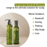 Scalp care Dandruff Removal Solution with Salicylic Acid, Tea Tree & Eucalyptus Oil,Reduces Dandruff & Flakes, Soothes Itchy scalp & Nourishes Hair