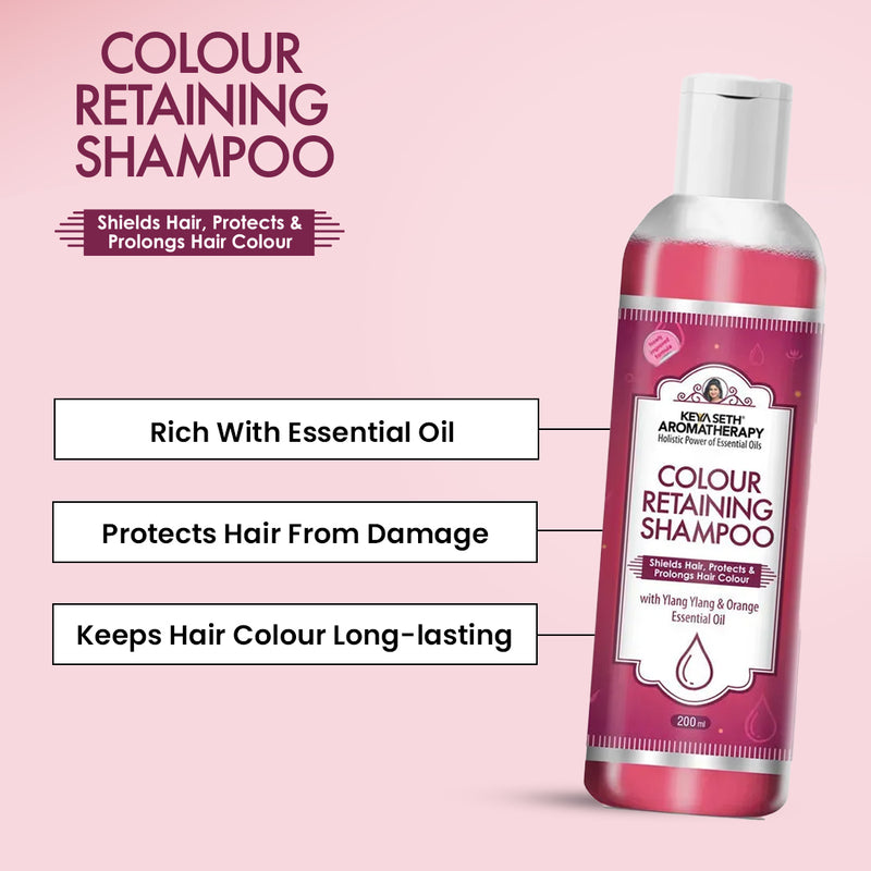 Shine & Silk Colour Retaining Shampoo - Keya Seth Aromatherapy