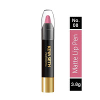Light Pink Shade Matte Lip Pen - 08 - Keya Seth Aromatherapy