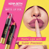 Light Pink Shade Matte Lip Pen - 08 - Keya Seth Aromatherapy