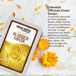 24K Gold Rubber Facial Mask for Brightening & Whitening Enriched with Aloe Vera & Chamomile Extract