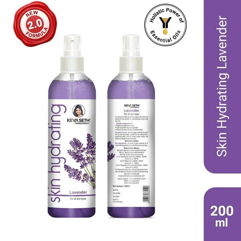 Skin Hydrating Lavender Toner, Combination Skin, Soothing, Oil Control, Anti Inflammatory, Age Spots, Alcohol Free, Combination Skin