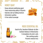 Lip Sugar Scrub with Shea Butter, Rose oil & Honey Gentle Exfoliation Hydration for Dark & Chapped Lips & Restore Natural colour for Men & Women 11ml