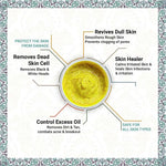 Shahi Ubtan Scrub, Natural Exfoliation Orange Peel, Apricot Seed & Turmeric Protection, Tan Removal, Cell Renewal Glowing Face & Body, All Skin Types