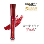 Aromatic 100% Natural Liquid Sindoor (Maroon) - Long lasting & Waterproof with Floral Pigment