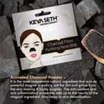 Charcoal Fiber Purifying Nose Strip, Nose Blackhead Remover Enriched with Vitamin E & Aloe Vera Extract