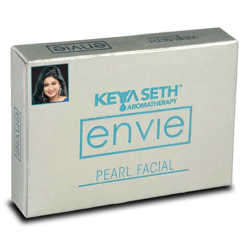 Envie Pearl Facial Kit || Enriched with Pure pearl dust,essential oils of Chamomile, geranium, lavender, bergamot &Rosemary.