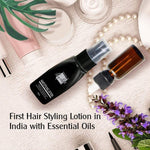 Hair Styling Lotion for Studio Styling Shaping Strong Hold & Nourishment with Frankincense & Clary Sage