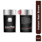 Instant Hair Brown- Hair Building Fibers for Thinning, Thickening for Fuller Hair & Hair Loss Concealer