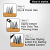 Instant Hair-Hair Building Fibers & Hair Styling Lotion for Studio Styling & Setting Combo Pack