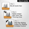 Instant Hair-Hair Building Fibers & Hair Styling Lotion for Studio Styling & Setting Combo Pack