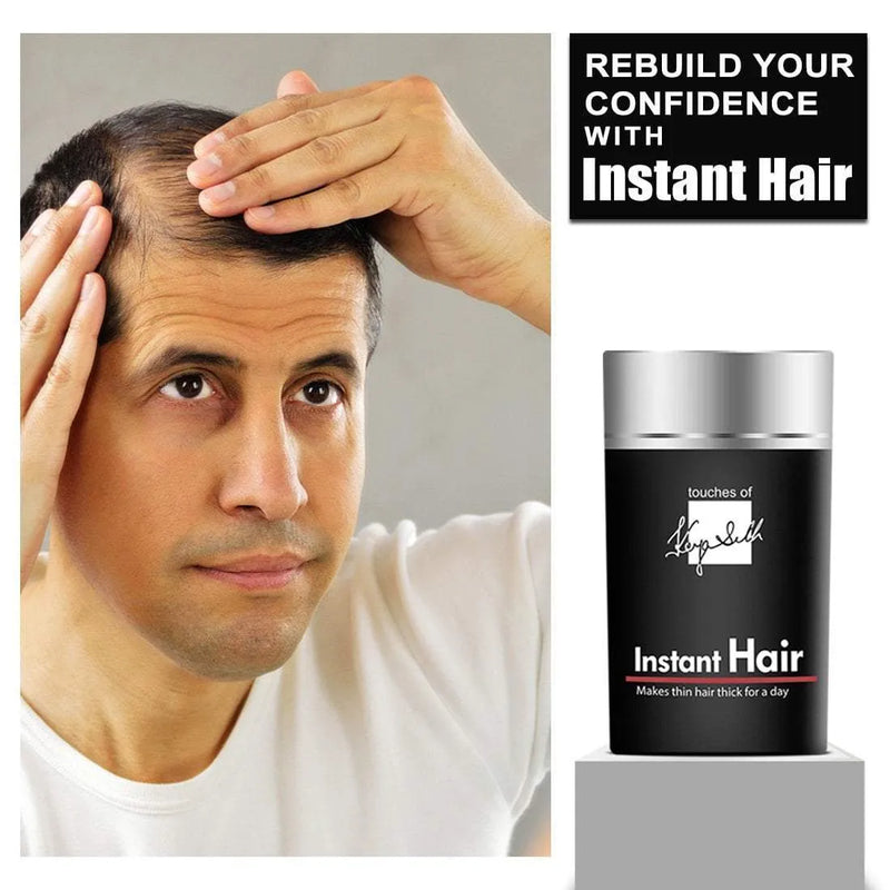 Instant Hair-Hair Building Fibers & Hair Styling Lotion for Studio Styling & Setting Combo Pack