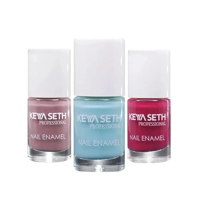 Aquatica + Café Nude + Flamingo Long Wear Nail Enamel Enriched with Vitamin E & Argan Oil - Keya Seth Aromatherapy