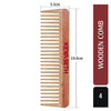 Neem Wooden Comb Wide Tooth for Hair Growth for Men & Women All Purpose Large Size Perfect Hair Setter. - Keya Seth Aromatherapy
