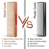 Neem Wooden Comb Wide Tooth for Hair Growth for Men & Women All Purpose Large Size Perfect Hair Setter. - Keya Seth Aromatherapy