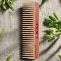 Neem Wooden Comb Wide Tooth for Hair Growth for Men & Women All Purpose Large Size Perfect Hair Setter. - Keya Seth Aromatherapy