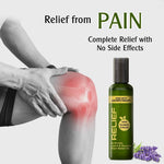 Relief Oil-Relieving Oil- Natural Therapeutic for Arthritis, Joint Pains & Muscles(for Knee, Legs, Body, Back)with Lemon Pine Eucalyptus Essential Oil