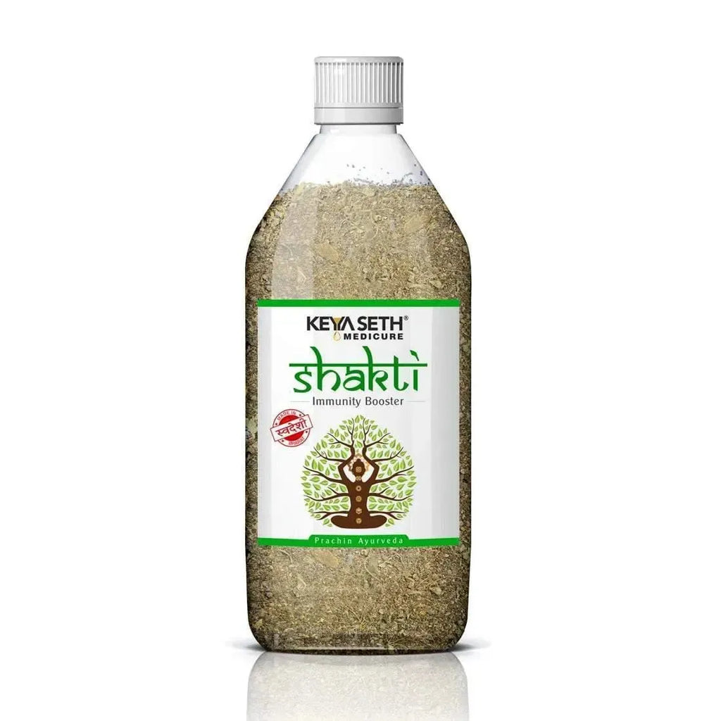 Shakti - Ayush Kadha Powder for Immunity Enriched with 18 Ayurvedic Herbs & Tea-Immunity Boosters for Adults & Kids - Instant Relief from Cold & Cough