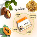 Skin Damage Control Cream + Serum-Repairs Skin Damage Suntan & Pollution, Fights Dullness-Uneven Skin Tone with Papaya Extract & Jojoba Oil