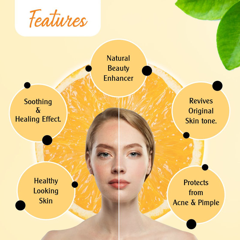 Skin Defence Orange Cream- Light Moisturizing, Quick Absorbing, Skin Repairs & Rejuvenation Enriched with Pure Orange Essential Oil and Vitamin C