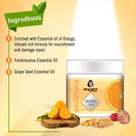 Skin Defence Orange Cream- Light Moisturizing, Quick Absorbing, Skin Repairs & Rejuvenation Enriched with Pure Orange Essential Oil and Vitamin C