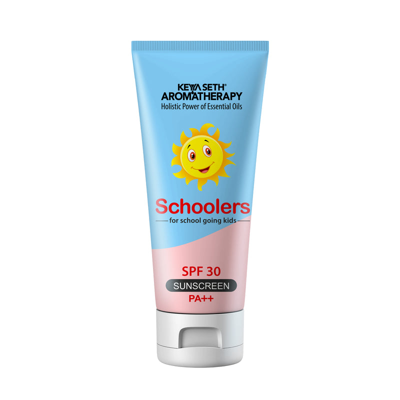 बच्चों के लिए स्कूलर्स सनस्क्रीन एसपीएफ़ 30 पीए++ मिनरल आधारित लोशन-पैराबेन और सल्फेट मुक्त